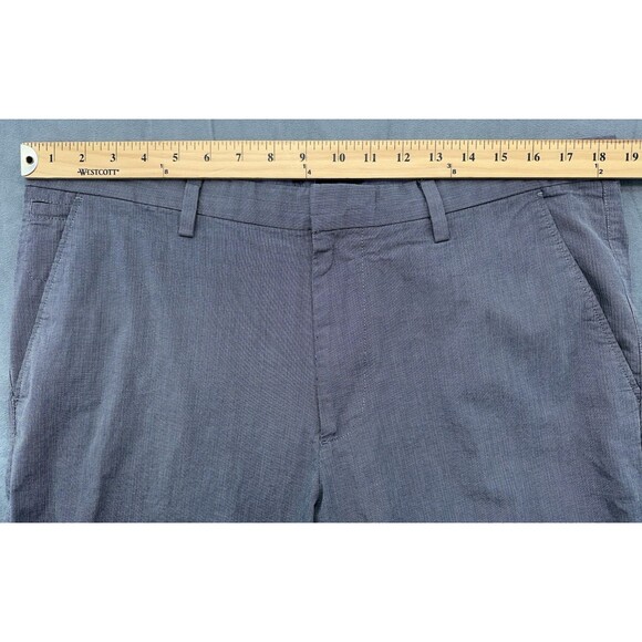 Banana Republic Kentfield Pants Chino Men's 36x30 Gray Herringbone Cotton Casual - Picture 9 of 13